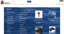 Desktop Screenshot of mikesmarine.com